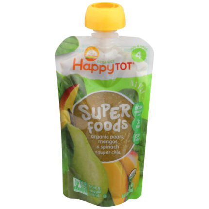Happy Tot Stage4 Spnch Mngo&Pear Org 4.22 Oz