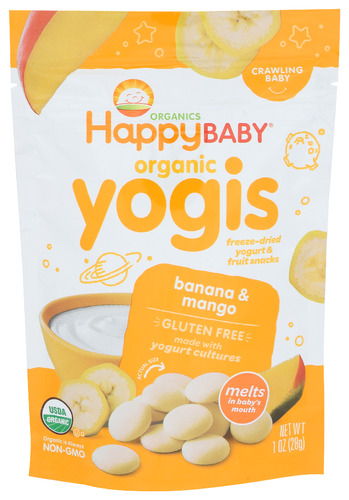 Happy Baby Snack Yogurt Bnna Mngo Org 1 Oz