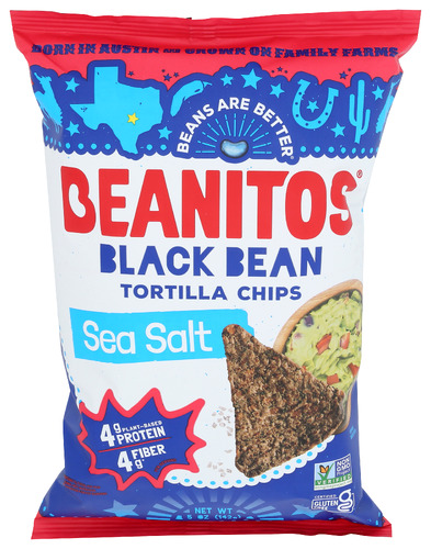 Beanitos Chip Blkbn Seaslt 5 Oz