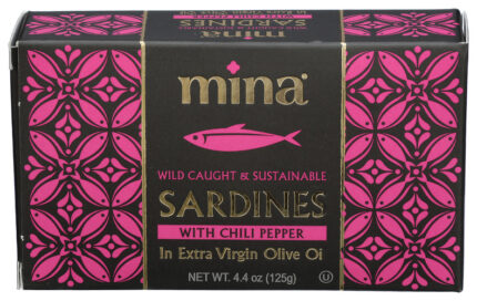 Mina Sardine Olv Oil Chli Ppr 4.40 Oz