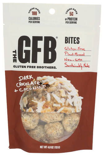 The Gfb Bites Drk Choc Coconut 4 Oz