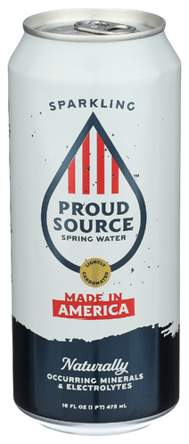 Proud Source Water Spring Sparkling 16 Fo