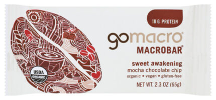 Gomacro Bar Mocha Choc Chip 2.30 Oz