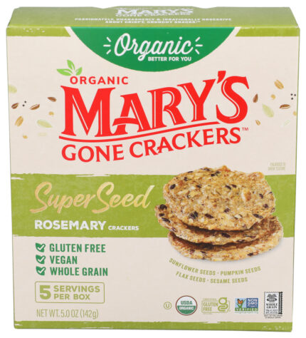Marys Gone Crackers Cracker Rosemary 5 Oz