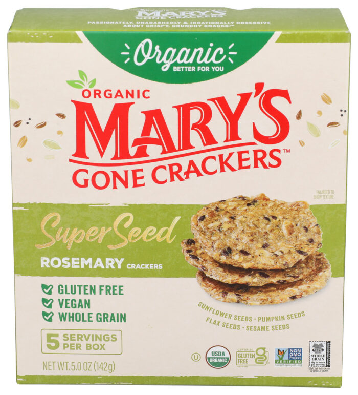 Marys Gone Crackers Cracker Rosemary 5 Oz - Image 1