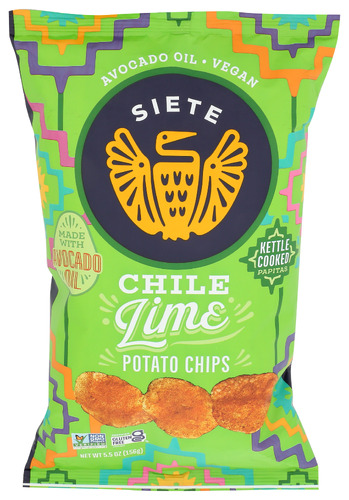 Siete Chips Potato Chili Lime 5.50 Oz