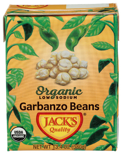 Jacks Quality Bean Grbnzo Lw Sodium Org 13.40 Oz
