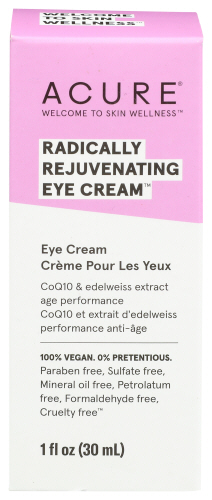 Acure Cream Eye Rejuvenating 1 Fo