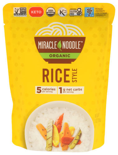 Miracle Noodle Rice Rte Org 7 Oz