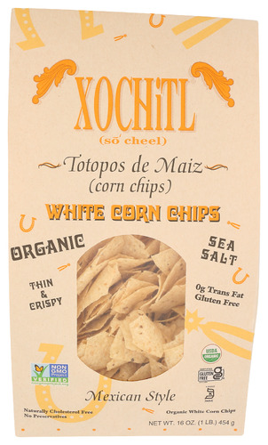 Xochitl Chip Corn White Org 16 Oz