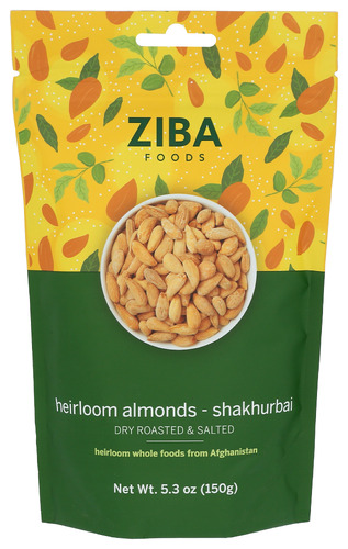 Ziba Foods Nut Almnd Rstd Sltd Shkht 5.30 Oz