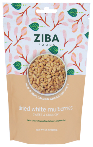 Ziba Foods Mulberries Dried White 5.30 Oz