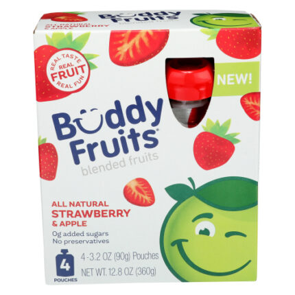 Buddy Fruits Pouch Fruit Strwbry 4Pk 12.80 Oz