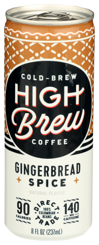 High Brew Coffee Cld Brw Gbread Spc 8 Fo
