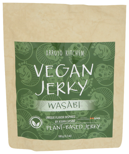 Arroyo Kitchen Jerky Plant Based Wasabi 3.50 Oz