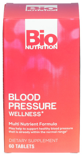 Bio Nutrition Blood Pressure Wellness 60 Tb