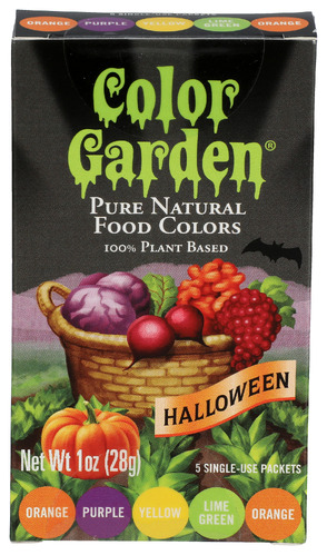 Color Garden Color Food Ntrl Halloween 5Pc 1 Oz