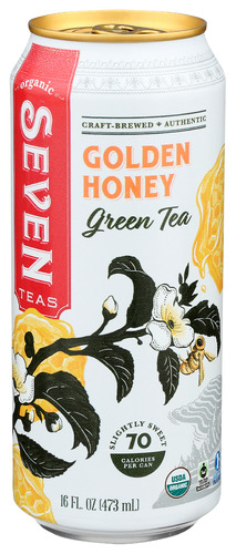 Seven Teas Tea Green Golden Honey 16 Fo