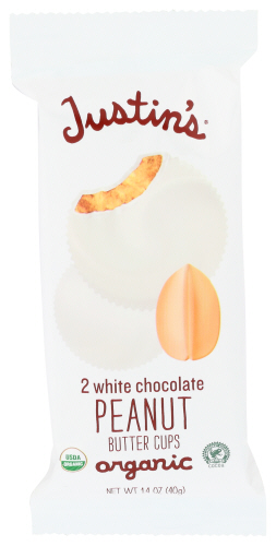 Justins Choc Cup Pntbttr White 1.40 Oz