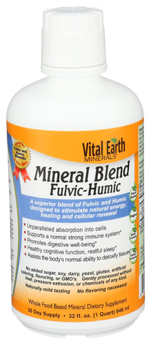 Vital Earth Minerals Mineral Fulvic Humic Blnd 32 Oz