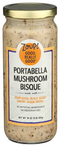 Zoup Good Really Bisque Mushroom Portabll 16 Oz