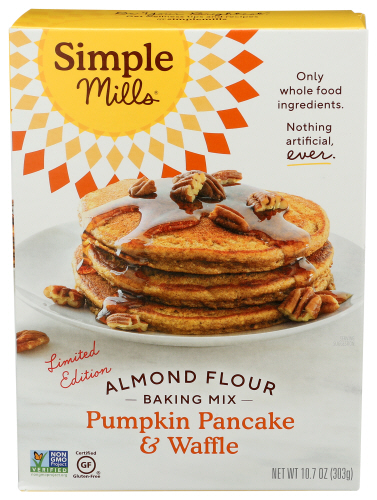 Simple Mills Mix Pnck Wffl Pmpkn Almd 10.70 Oz