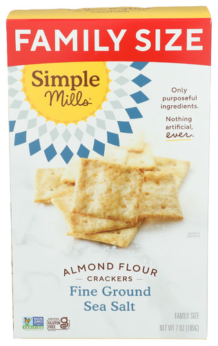 Simple Mills Crackers Almond Flour Ss 7 Oz