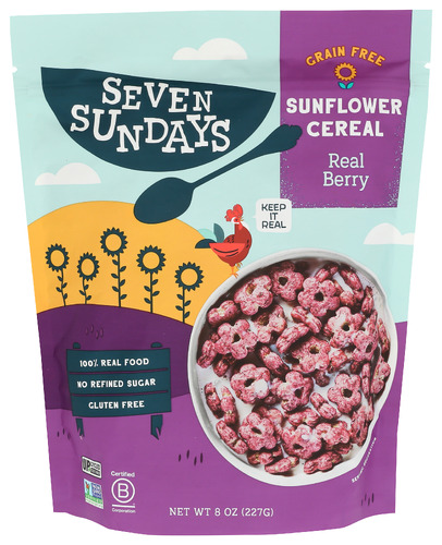 Seven Sundays Cereal Berry Grain Free 8 Oz