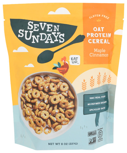 Seven Sundays Cereal Oat Prtn Mpl Cinn 8 Oz