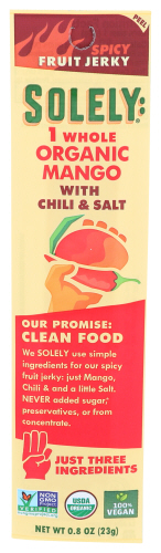Solely Fruit Jerky Mango Chili 0.80 Oz