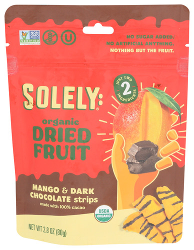 Solely Fruit Dried Mango Choc 2.80 Oz