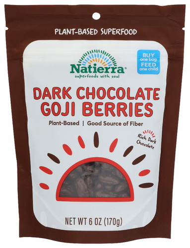 Natierra Goji Berry Choc Drk Cvr 6 Oz