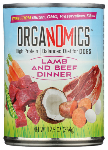 Organomics Food Dog Flavr Lamb Beef 12.50 Oz