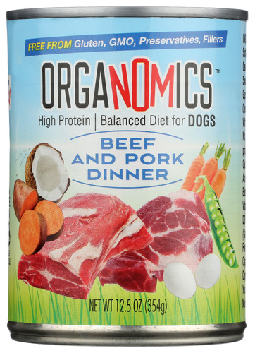 Organomics Food Dog Flavr Beef Pork 12.50 Oz