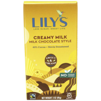 Lilys Sweets Choc Bar Mlk Crmy 3 Oz
