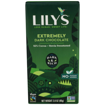 Lilys Sweets Choc Bar Xdrk 85 2.80 Oz