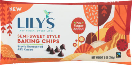 Lilys Sweets Choc Bkng Chips Semi-Swt 9 Oz