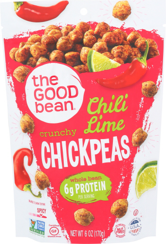 The Good Bean Chickpea Snk Smkd Chili Lime 6 Oz