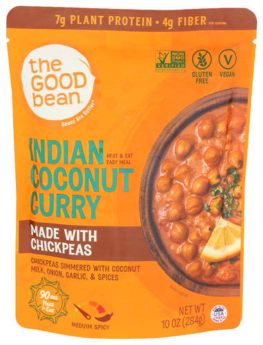 The Good Bean Coconut Indian Curry 10 Oz