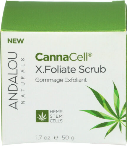 Andalou Naturals Scrub Cannacell Xfoliate 1.70 Oz