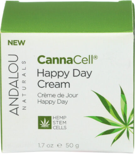 Andalou Naturals Cream Day Cannacell Happy 1.70 Oz