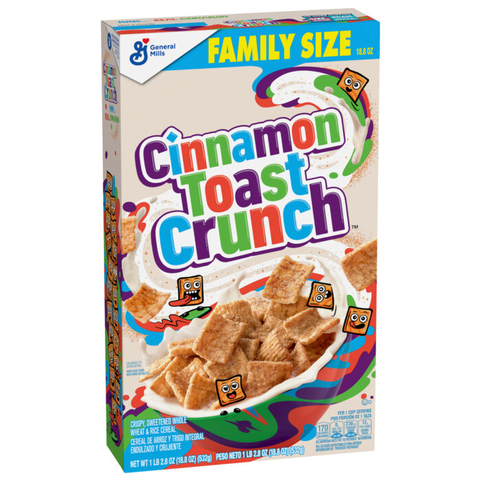 General Mills, Whole Grain Breakfast Cereal Family Size, Case Of 14, 18.8 Oz - Image 1