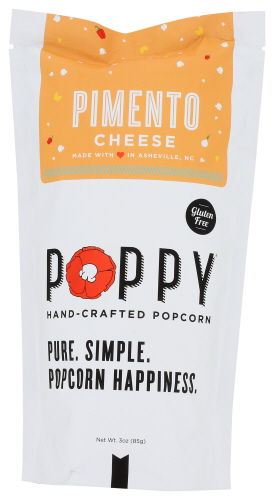 Poppy Handcrafted Popcorn Popcorn Pimento Cheese 3 Oz
