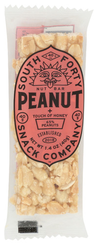 South Forty Snack Company Bars Nut Peanut 1.40 Oz