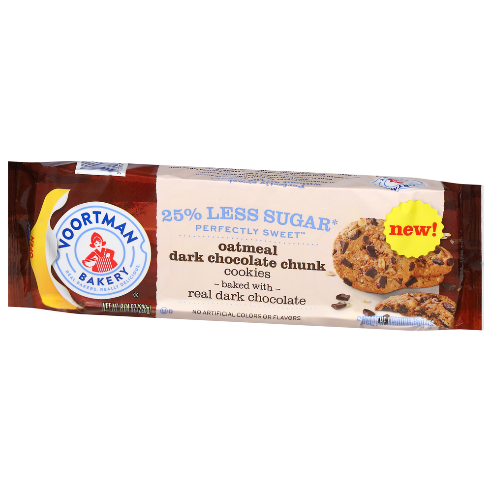 857ff53a13aa4e43bd033a6ddcdb5bcd_Syndigo_O.jpg Voortman Bakery, Perfectly Sweet Oatmeal Chocolate Chunk Cookies, Case Of 12, 8.04 Oz - Image 1
