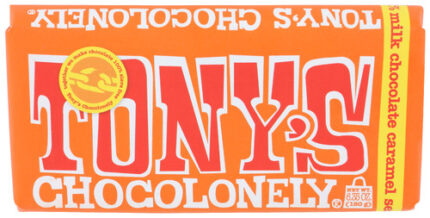 Tonys Chocolonely Bar Choc Mlk Crml Sea Slt 6.35 Oz