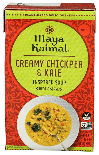 Maya Kaimal Soup Chickpea Kale Cream 17.60 Oz