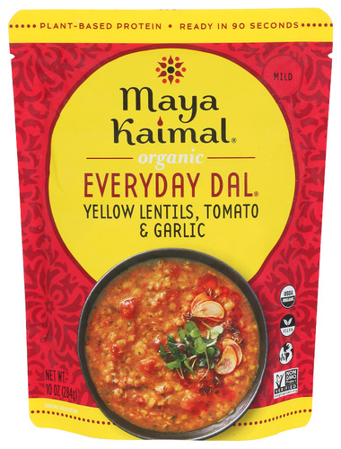 Maya Kaimal Dal Yllw Lntl W Tmo Grlc 10 Oz