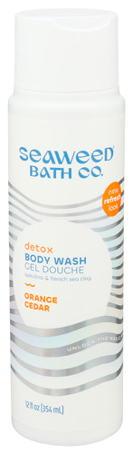 Seaweed Bath Company Wash Body Detox Orange Cedar 12 Fo
