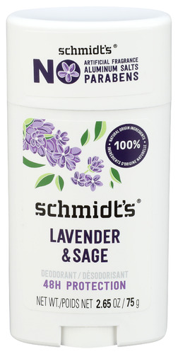 Schmidts Deodorant Lavender Sage 2.65 Oz